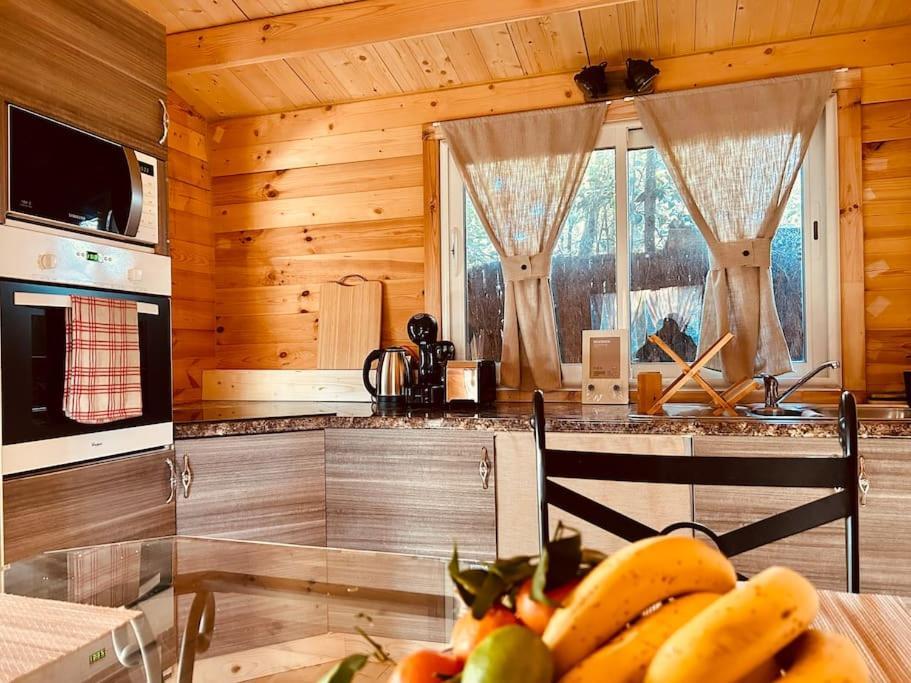 Chalet Bois Jacuzzi Bessan エクステリア 写真