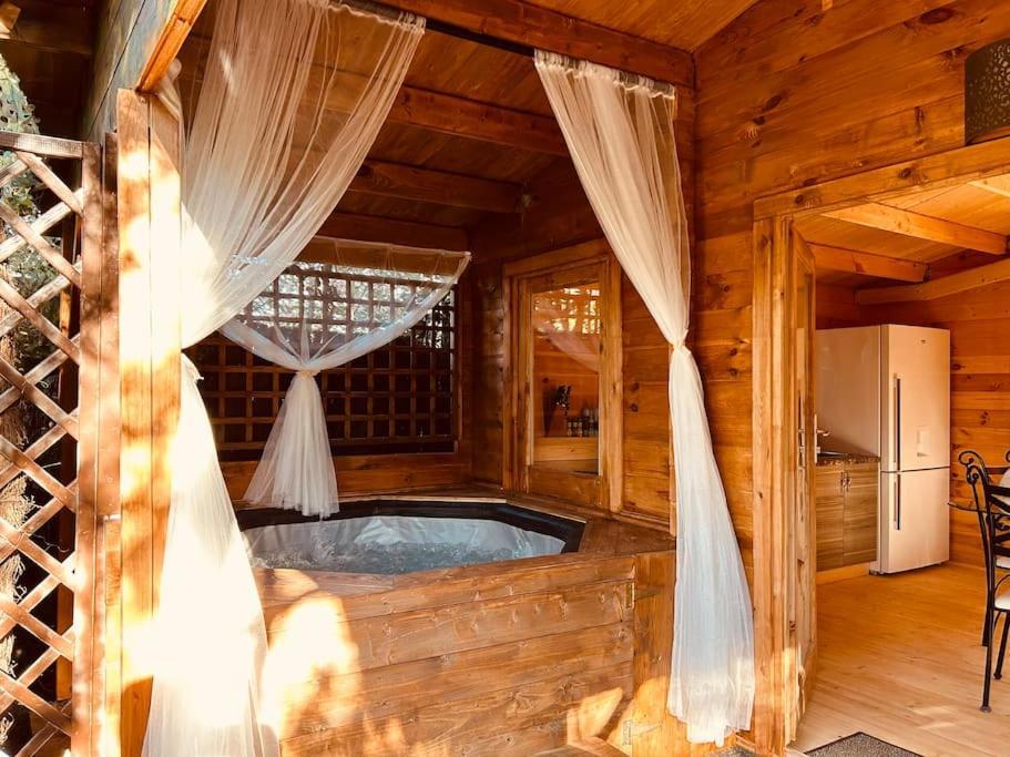 Chalet Bois Jacuzzi Bessan エクステリア 写真